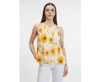 Květovaná dámská halenka Žlutá, 38
