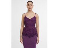 Fialový dámský krajkovaný top Fialová, 36