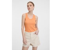 Oranžové dámské crop tílko Oranžová, XXL