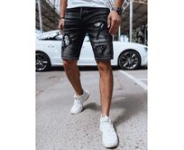 Pánské džínové šortky černá Černá, s30