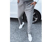 Pánské kalhoty z látky tmavě šedé Břidlicová, s32