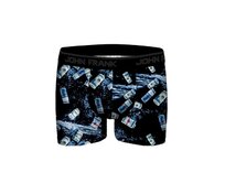Pánské boxerky John Frank JFBMOD114 Černá, L