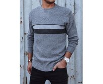 Pánský svetr béžový Světle šedá, XXL