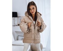 Dámská bunda prošívaná PARIMA béžová Béžová, Univerzální