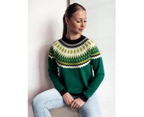 Dámský svetr RUBY GLOW zelený Zelená, L/XL
