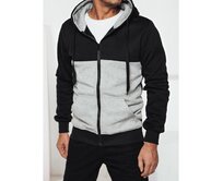 Pánská mikina s kapucí černá Černá, XXL