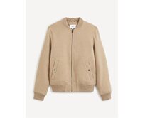 Vlněný bomber Cubeauty Béžová, S
