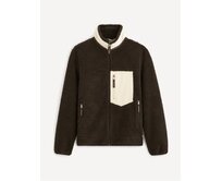 Bunda fleece Cucurly Hnědá, M