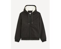 Bunda na zip Cuhoodie Černá, S