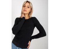 Dámský svetr s viskózou LORRAINE černý Černá, Univerzální