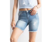 Dámské bermudy džínové ALYCE modré Modrá, 36