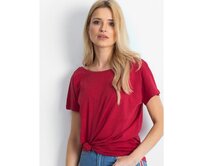 Dámské tričko Maroon FIRE bordó Kaštanová, S