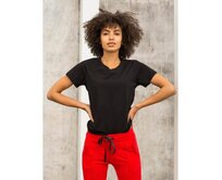 Dámské tričko Layla FOR FITNESS černé Černá, S