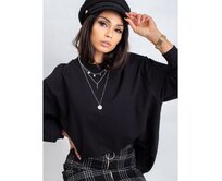 Dámská mikina TWIST černá Černá, L/XL