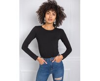Dámská halenka BASIC černá Černá, XL