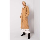 Dámský kabát Paquita RUE PARIS béžový Béžová, M