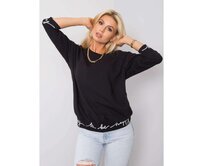 Dámská mikina CHARLIZA černá Černá, Univerzální