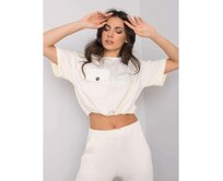 Dámská mikina krátká Arlene RUE PARIS ecru Ecru, L