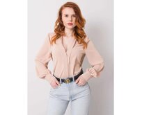 Dámská halenka Lottie OCH BELLA béžová Béžová, L