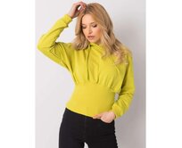 Dámská mikina Leilani RUE PARIS limetkově zelená Žlutá, L