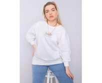 Dámská halenka plus size MESSINA bílá Bílá, Univerzální