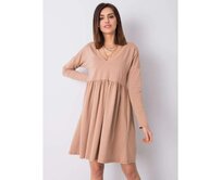 Dámské šaty Brooke RUE PARIS hnědé Karamelová, L