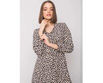 Dámské šaty Farrah RUE PARIS světle béžové Béžová, XL