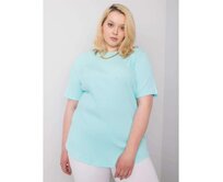 Dámská halenka plus size STELLA mátová Mátová, 3XL