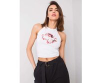 Dámský top s potiskem Debra RUE PARIS bílý Bílá, S