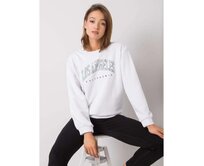 Dámská mikina s kapucí Drew RUE PARIS bílá Bílá, L/XL