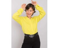 Dámská halenka Davina RUE PARIS limetková Zelená, XL