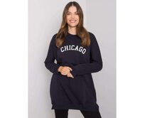 Dámská tunika s nápisem Corazon RUE PARIS námořnicky modrá Námořnická modrá, L/XL
