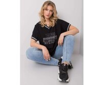 Dámská halenka plus size BILLI černá Černá, Univerzální