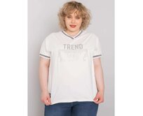 Dámská halenka plus size BILLI bílá Bílá, Univerzální