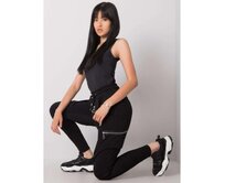 Dámské tepláky MEGAN černé Černá, M