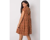 Dámské šaty oversize Eve STITCH & SOUL hnědé Hnědá, S