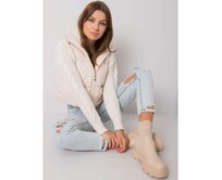 Dámská vesta prošívaná GIZELLE ecru Ecru, L/XL