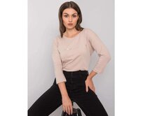 Dámská halenka s nápisem CANTRICE světle béžová Béžová, Univerzální