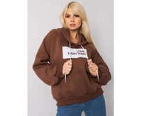 Dámská mikina zateplená DINA hnědá Hnědá, S/M