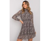 Dámské šaty Jacquie RUE PARIS béžové Vícebarevný, L/XL