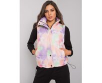 Dámská vesta prošívaná ROONIE oranžovo-fialová Oranžová, L