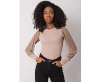 Dámská halenka Cynthia RUE PARIS tmavě béžová Vícebarevný, M