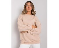 Dámská mikina s textem ADELYNN béžová Béžová, L/XL
