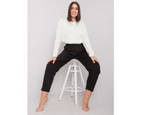 Dámské džíny plus size RYLEY černé Černá, 28