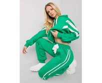 Dámská souprava s pruhy STACY zelená Zelená, L/XL