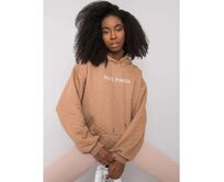 Dámská mikina prošívaná Hanna RUE PARIS hnědá Karamelová, L/XL