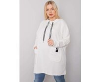 Dámská tunika bavlněná plus size REDMOND ecru Ecru, Univerzální