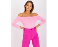 Dámská světle růžová bavlněná Dámská halenka basic Blink Růžová, L
