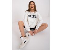 Dámská mikina bavlněná JESSICA bílá Bílá, Univerzální