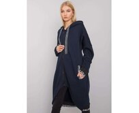 Dámská mikina na zip s kapucí MAYAR námořnická modrá Námořnická modrá, S/M
